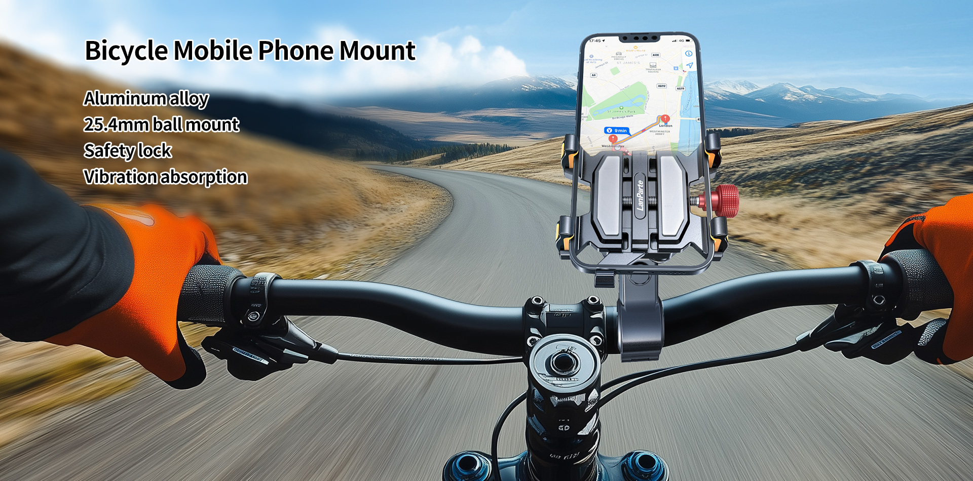 Metal Bicycle Phone Mount